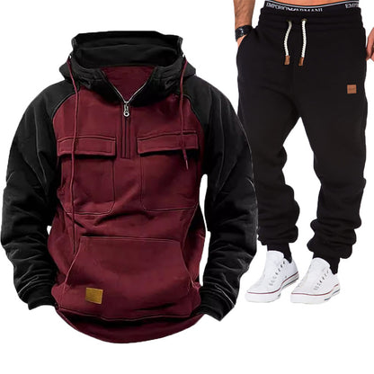 Functional sweater for men with practical pockets Chic and Style