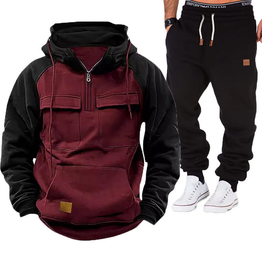 Functional sweater for men with practical pockets Chic and Style