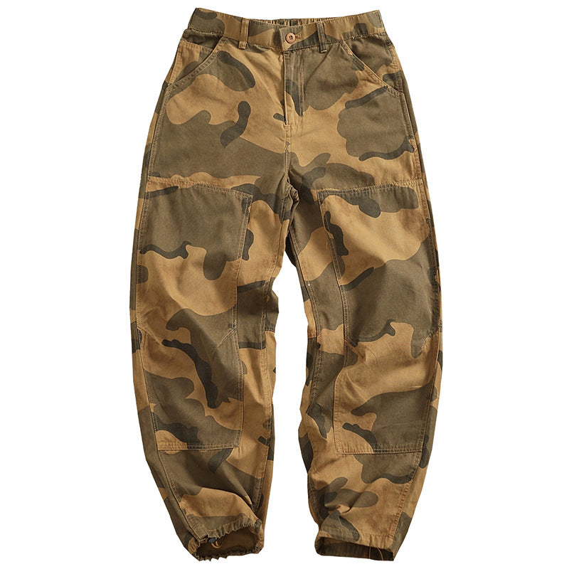 Men's cargo pants with stylish camouflage design featuring an elastic waistband and practical pockets Chic and Style
