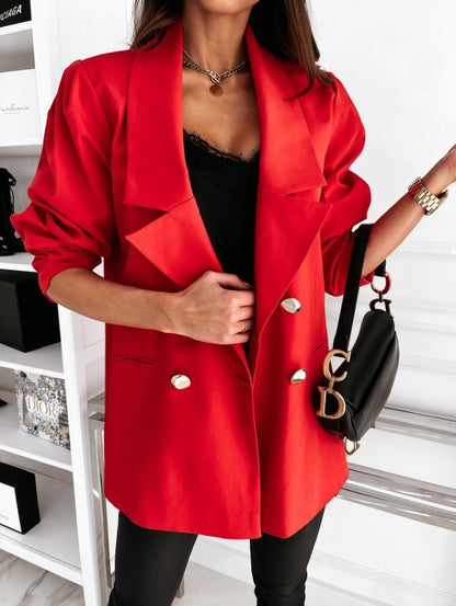 Blazer structuré à double boutonnage pour femmes Chic und Stil
