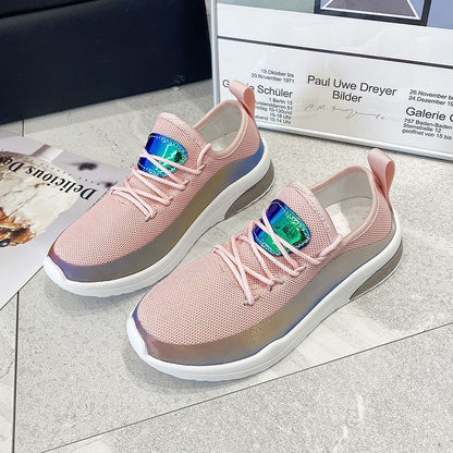 Baskets de sport respirantes pour femmes avec détail réfléchissant Chic und Stil