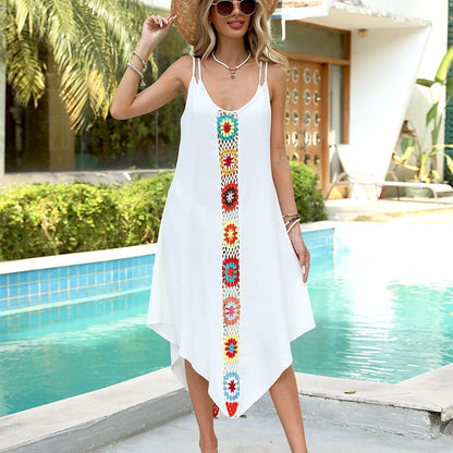 Robe midi fluide style bohème pour femmes Chic und Stil