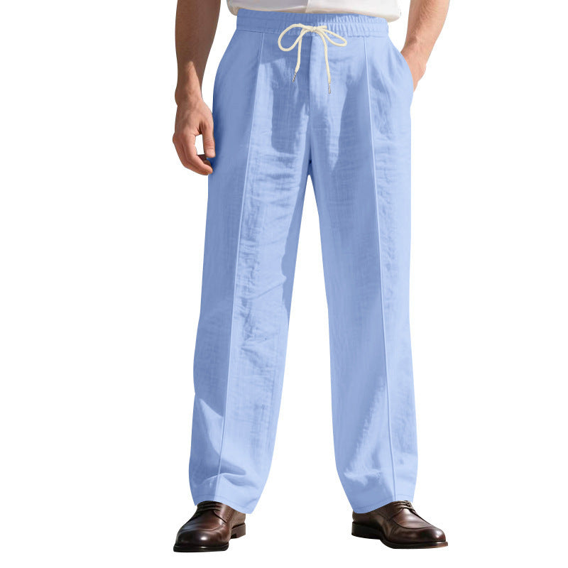 Men's elegant casual pants with adjustable waistband Chic and Style