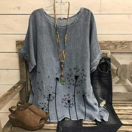 Tunique imprimée de Pissenlit pour femmes Chic und Stil