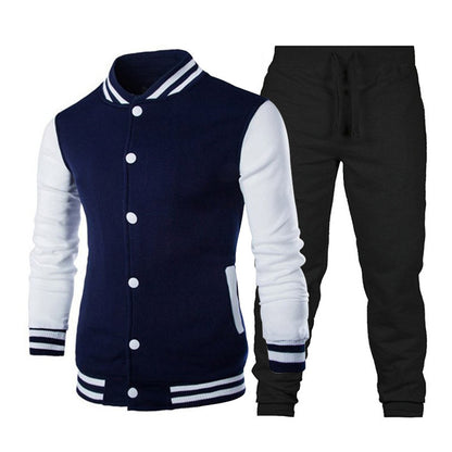 Men's sports training suit with jacket and jogger pants Chic and Style