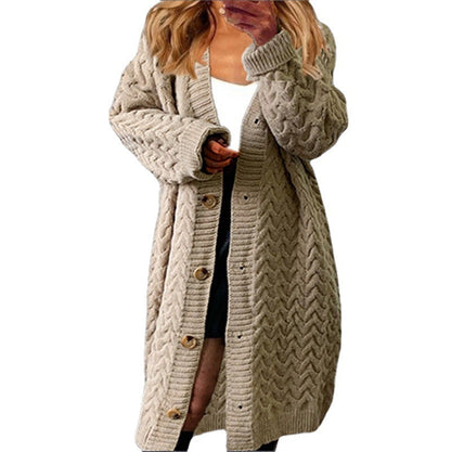 Dames cardigan avec surface texturée et boutons Chic und Stil