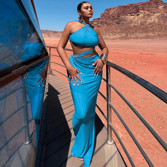 Robe portefeuille élégante pour femmes avec design sans manches et coupe ajustée Chic und Stil