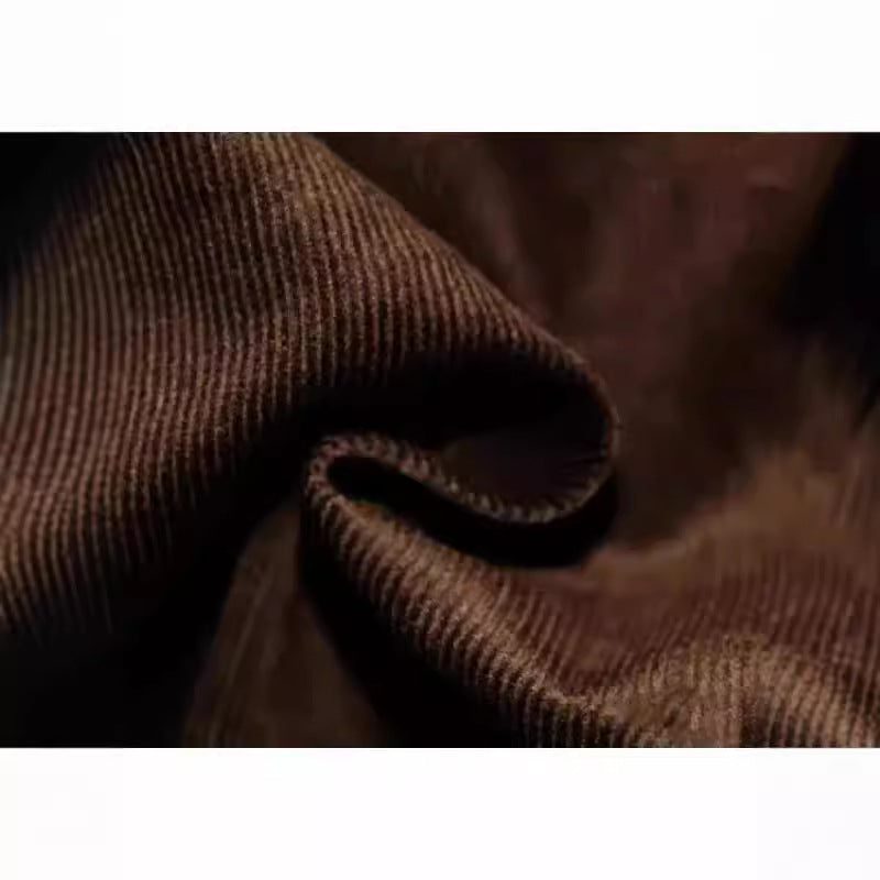 Chemise polo en corduroy pour hommes avec patte de boutonnage et col classique Chic und Stil