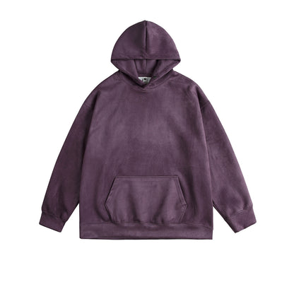 Hommes pull à capuche décontracté en mélange de coton de haute qualité avec poche kangourou pratique Chic und Stil