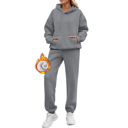 Comfortable hoodie set for women and casual jogger pants Chic and Style