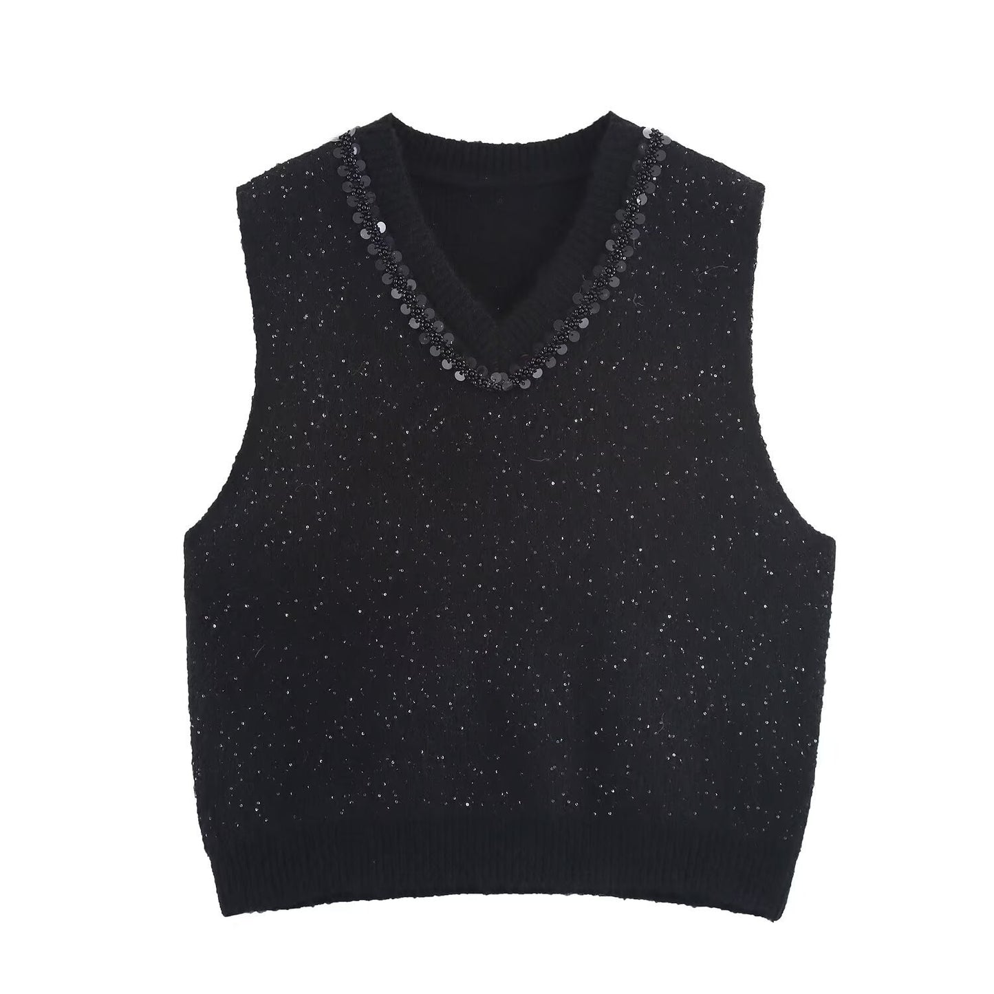 Dames gilet en tricot avec accents brillants Chic und Stil