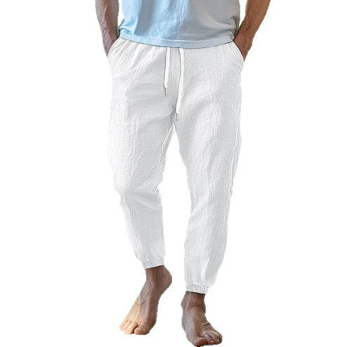 Casual pants for men with individually adjustable waist and ventilation inserts on the sides Chic und Stil