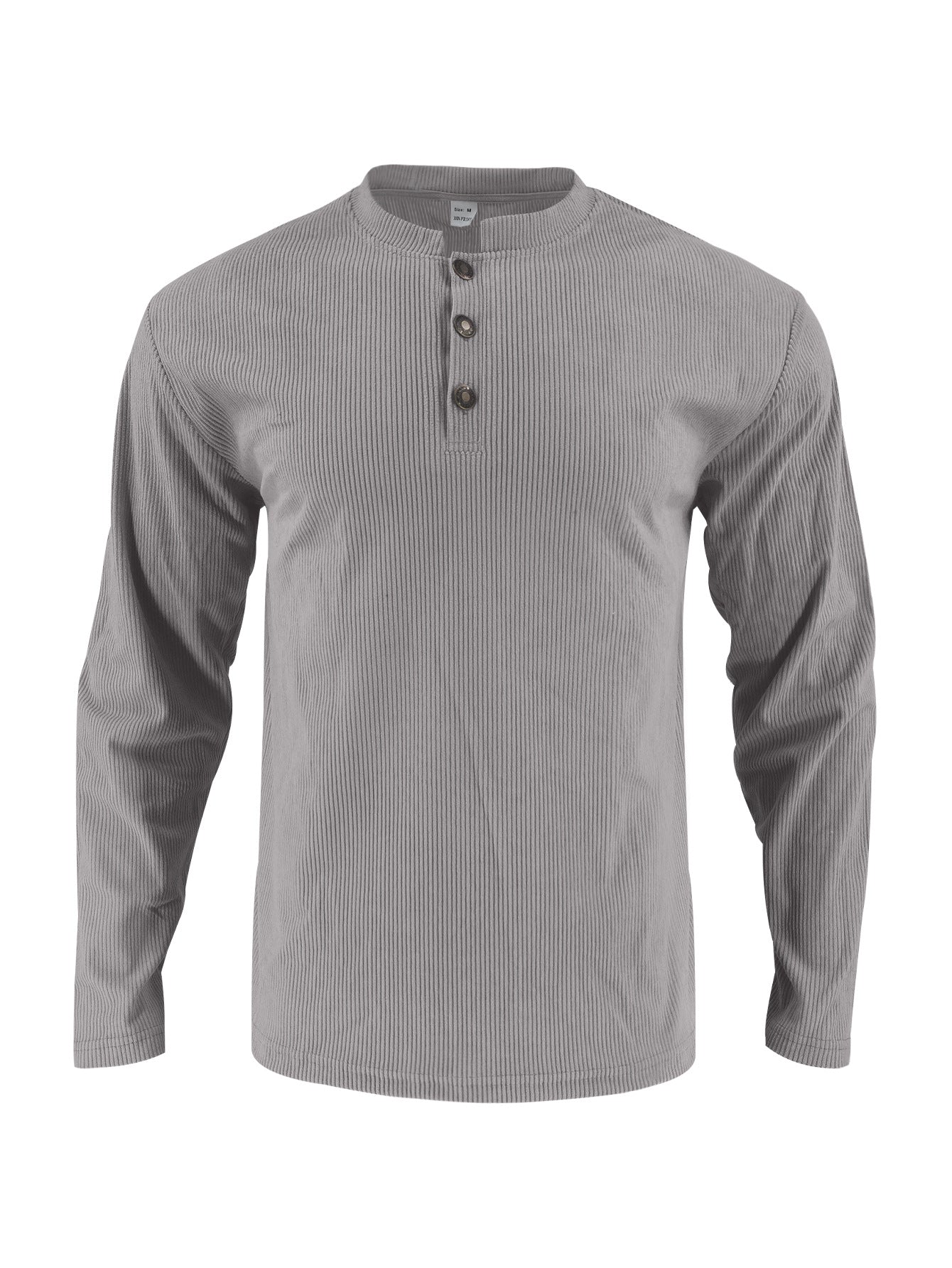 Chemise à manches longues pour hommes avec patte de boutonnage confortable et design texturé Chic und Stil