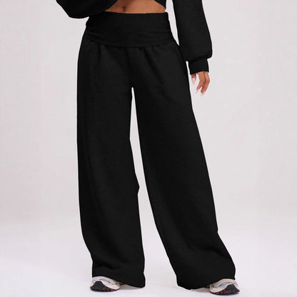 Ladies Wide Casual Chic Pants