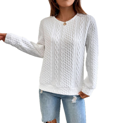Pull en tricot pour femmes avec une surface texturée et une coupe décontractée Chic und Stil