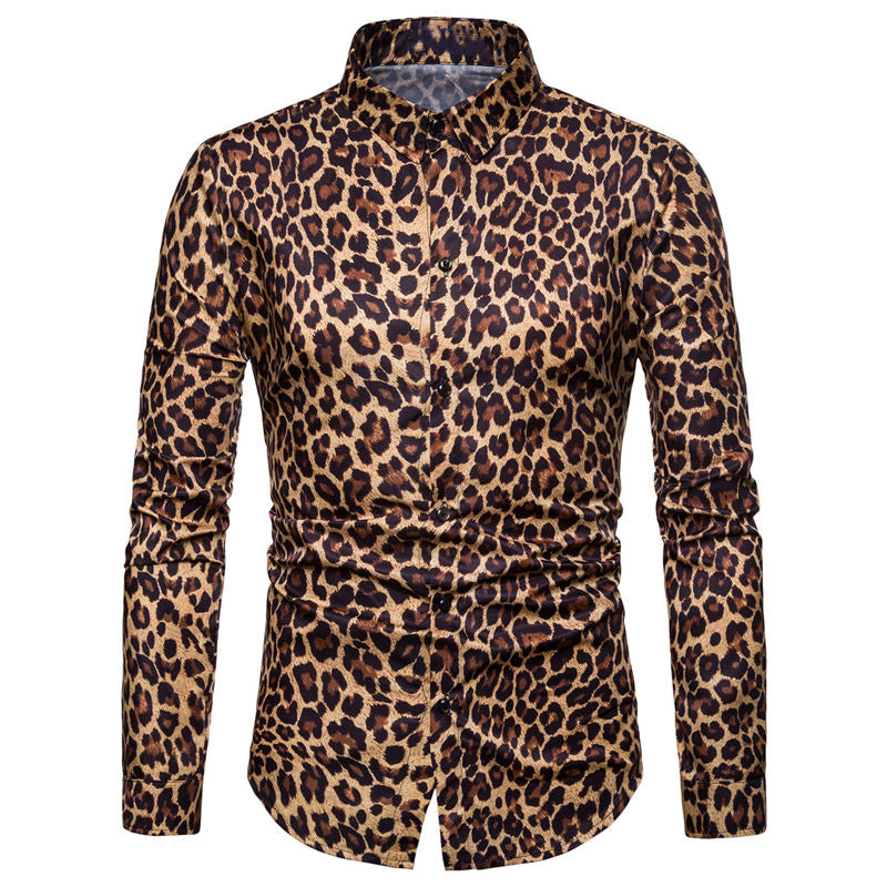Chemise pour hommes avec un motif animal saisissant Chic und Stil
