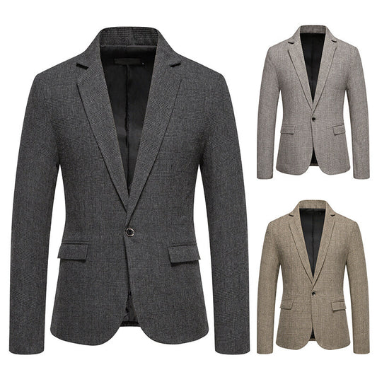 Blazer élégant pour hommes en design chevrons Chic und Stil