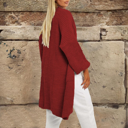 Cardigan en tricot épais pour femmes avec une coupe décontractée et des poches pratiques Chic und Still