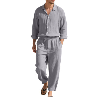 Costume décontracté pour hommes avec haut et pantalon élastique Chic und Stil