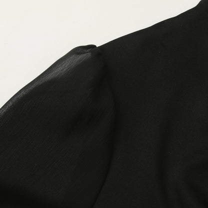 Robe mini à manches scintillantes Chic und Stil