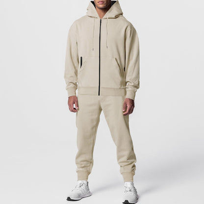 Man Hoodie and Jogging Pants Set Sport Chic and Style