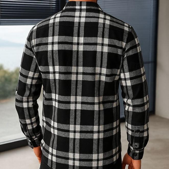 Chemise à carreaux pour hommes Chic und Stil