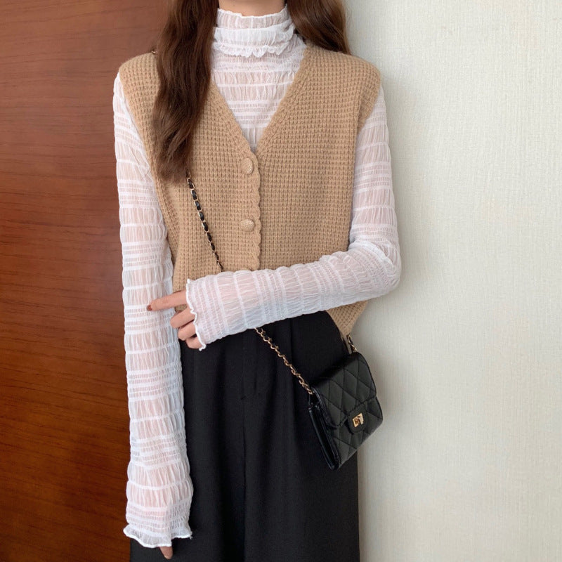 Dames gilet en tricot Chic und Stil