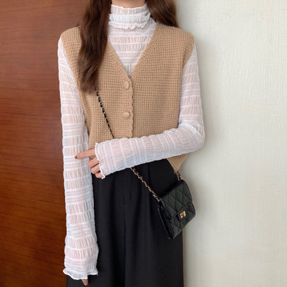 Dames gilet en tricot Chic und Stil