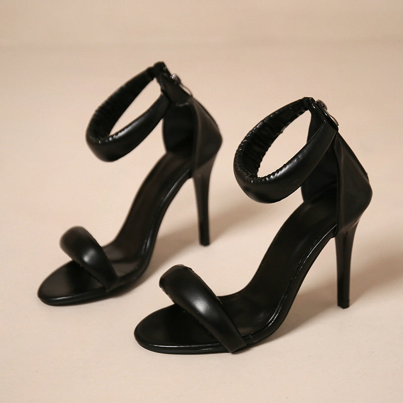Ladies Elegant High Heels Sandals with Soft Strap and Modern Chic Design