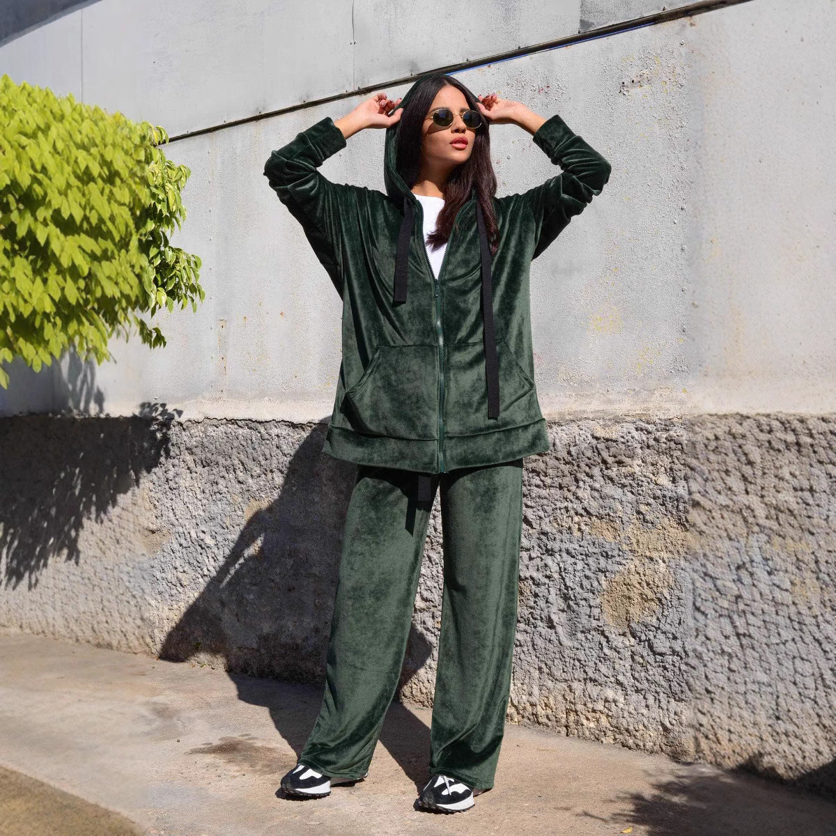 Dames confortable et élégante veste à capuche Chic und Stil