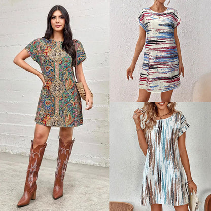 Robe décontractée Shift pour femmes Chic und Stil