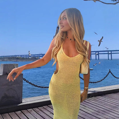 Robe en tricot ajustée pour femmes Chic und Stil