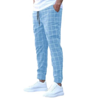 Chic and Style Casual Plaid Pants for Men