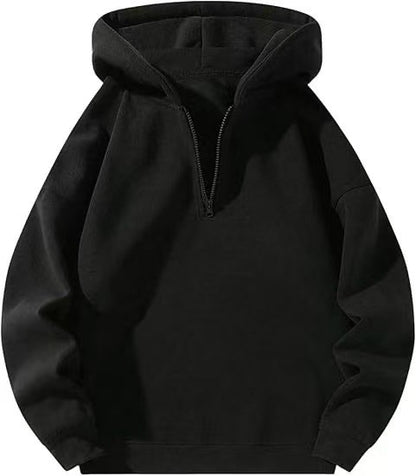 Hooded sweater for women with high collar and full zip Chic und Stil