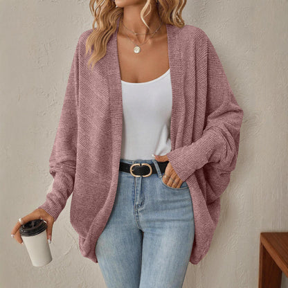 Dames cardigan décontracté avec des manches larges et un design ouvert Chic und Stil