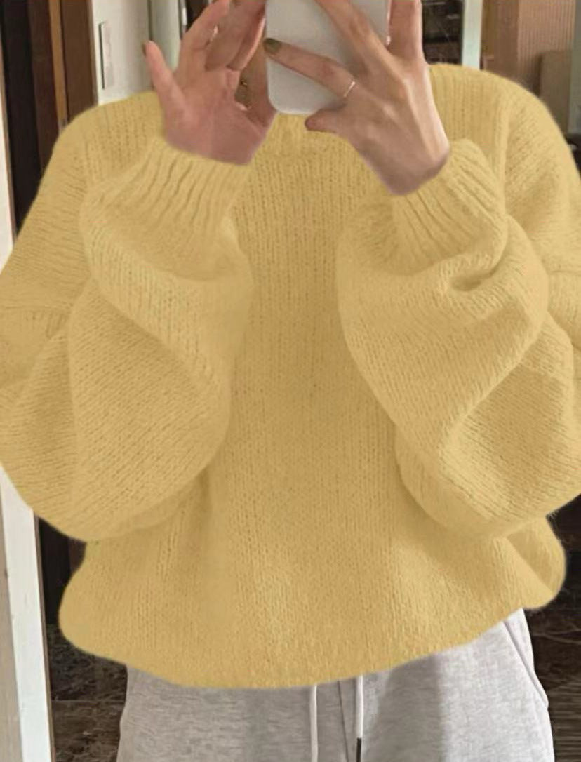 Pull en tricot confortable pour femmes avec coupe ample et détails côtelés classiques Chic und Stil