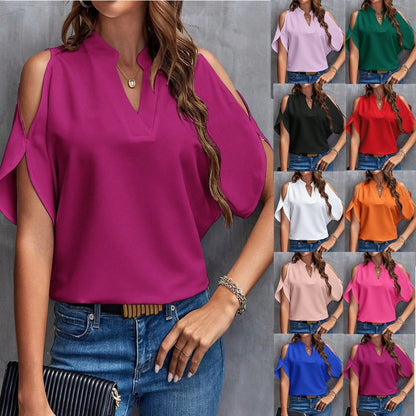 Dames Blouse Épaules Nues Chic und Stil