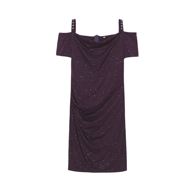 Chic und Stil Off-the-shoulder dress with ruffles