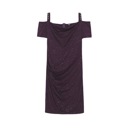 Chic und Stil Off-the-shoulder dress with ruffles