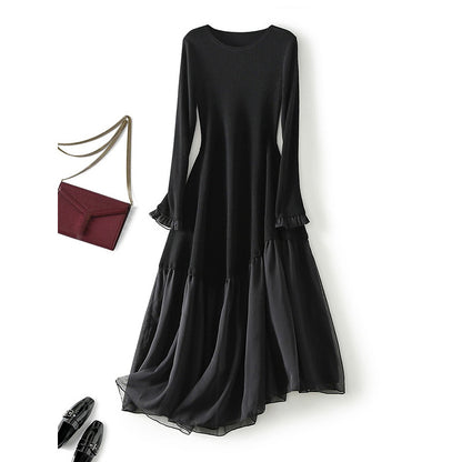 Robe maxi évasée élégante pour femmes Chic und Stil