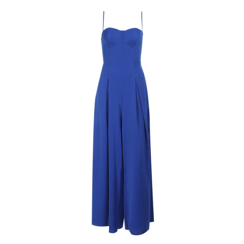 Dames Élégante Combinaison Pantalon Larges Chic und Stil