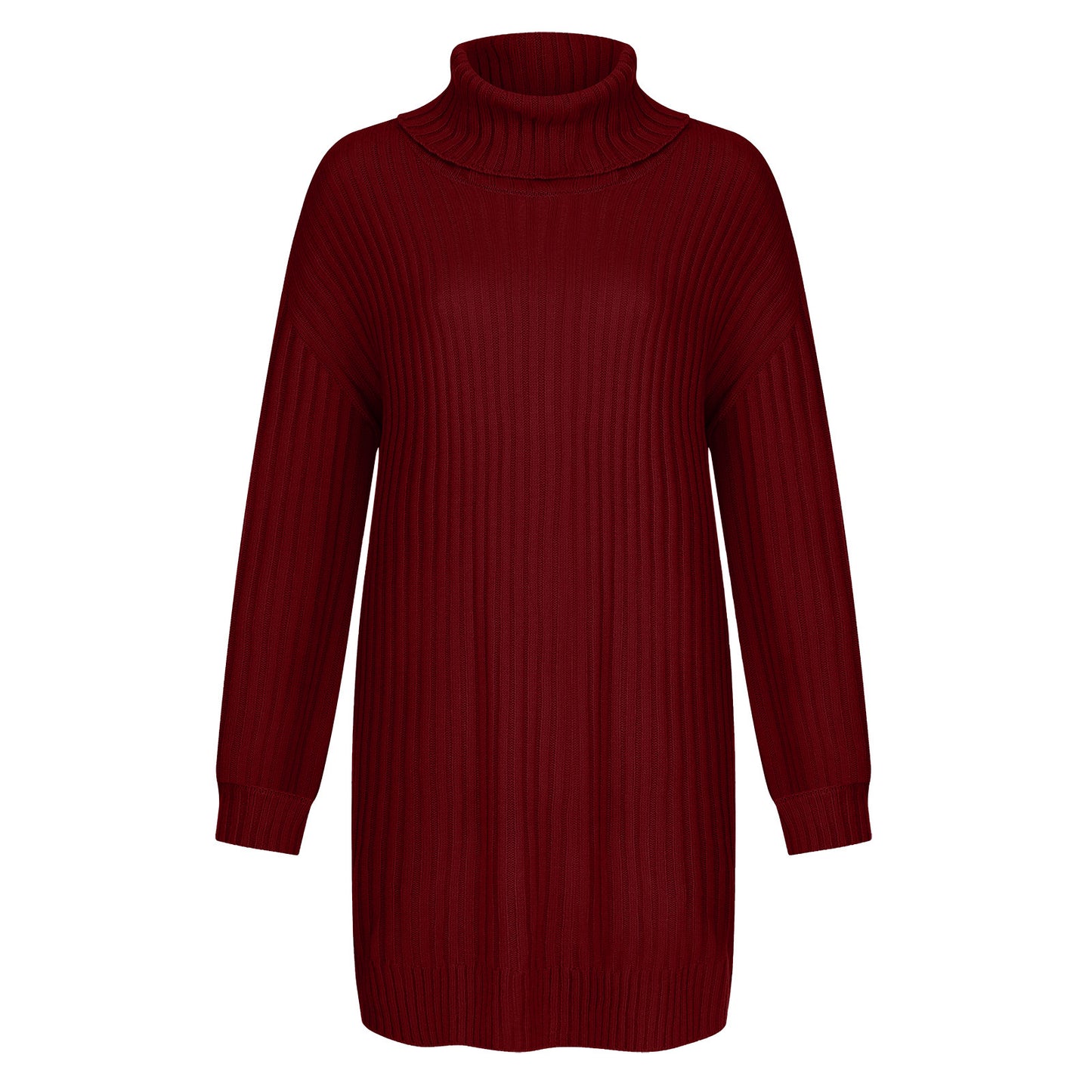 Pull-over à col roulé en grosse maille pour femmes, coupe décontractée Chic und Stil
