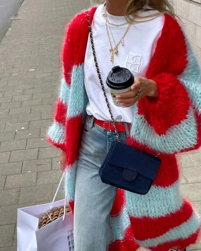 Dames Cardigan en tricot confortable avec coupe oversized Chic und Stil