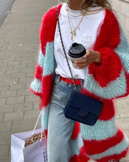 Dames Cardigan en tricot confortable avec coupe oversized Chic und Stil