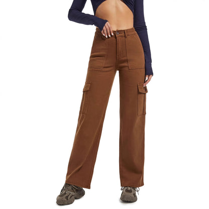 Casual fit women's cargo pants with practical pockets Chic und Stil