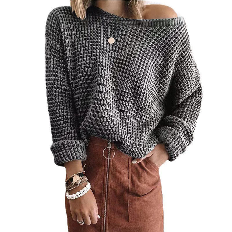 Pull en tricot pour femmes dans un style oversize décontracté avec un design sans manches Chic und Stil