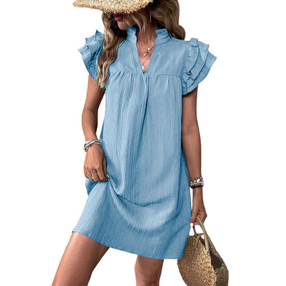Robes Mini femme à volants fluides Chic und Stil