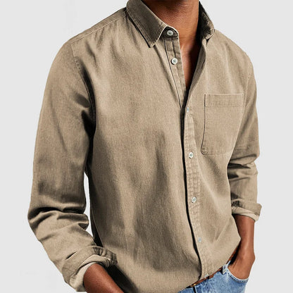 Chemise décontractée pour hommes en tissu coton léger Chic und Stil