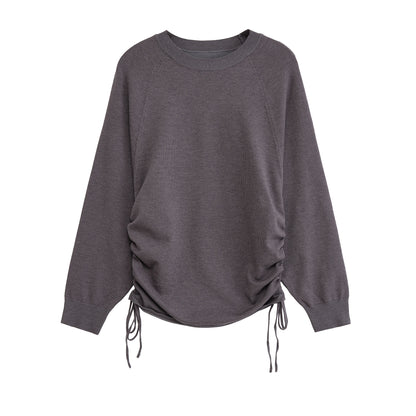 Femme Pull sportif avec lacets latéraux Chic und Stil