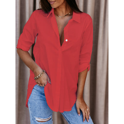 Chemise à boutons décontractée pour femmes Chic und Stil